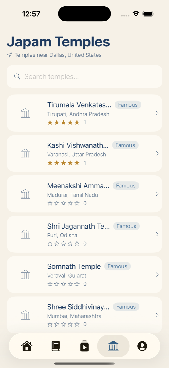 Japam Temples list with nearby and famous temples